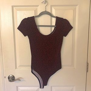 Short Sleeved Unitard Bodysuit